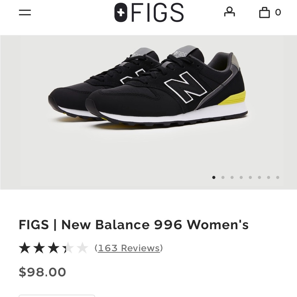 FIGS New Balance 996 Woman’s size 10